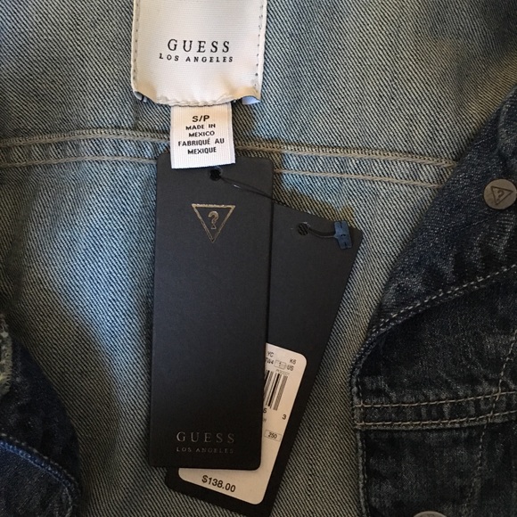 GUESS JEANS DENIM JACKET NEW WITH TAGS - Picture 3 of 5